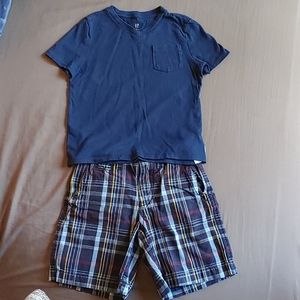 4 for $12 - 3T Blue summer outfit